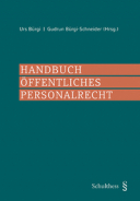 Handbuch Öffentliches Personalrecht